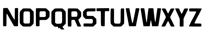 Gridcut Font UPPERCASE
