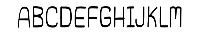 GriddleGlyphs Font UPPERCASE