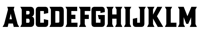 GridironGlory-Regular Font LOWERCASE