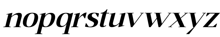 Gridova Italic Font LOWERCASE