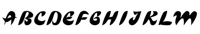 Griffin Brush Font UPPERCASE