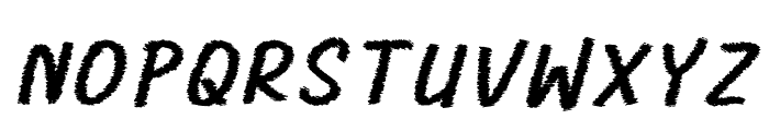 Grimesun Catalyst Italic Font UPPERCASE