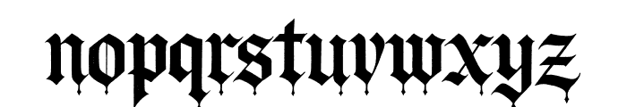 Grimoire Noire Blackletter Font LOWERCASE