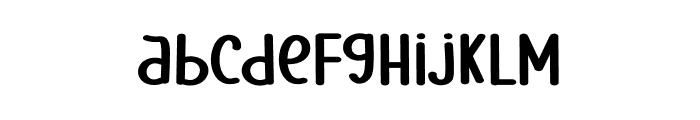 Grinch Fall Font LOWERCASE