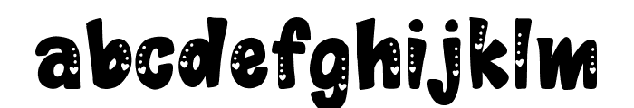 Grinches love Font LOWERCASE