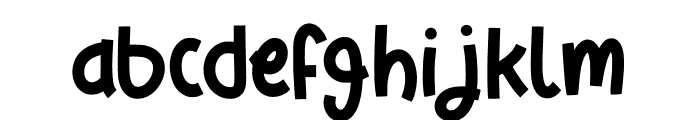 Grinchy Holiday Font LOWERCASE