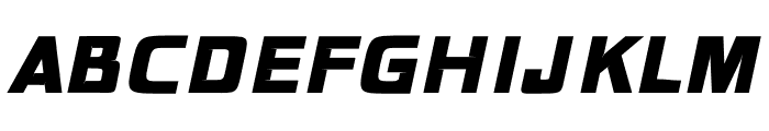 Grinder Italic Font UPPERCASE
