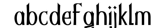 Gringer-Regular Font LOWERCASE