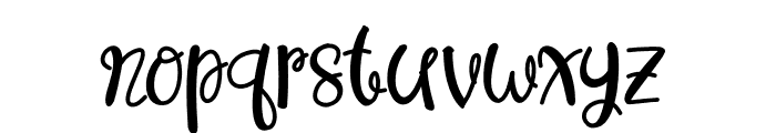 Grinning Font LOWERCASE