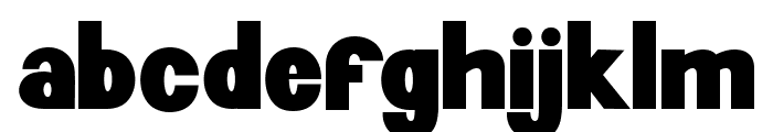 Grip Grafted Regular Font LOWERCASE