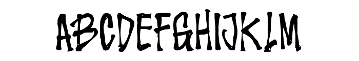 Gritluef Font UPPERCASE