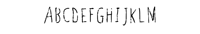 Gritty Writty Regular Font UPPERCASE
