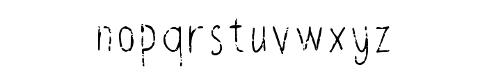 Gritty Writty Regular Font LOWERCASE