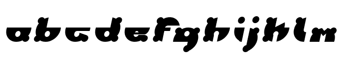 Grizzly & Bear Bold Italic Font LOWERCASE