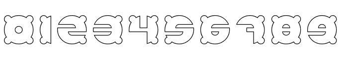 Grizzly & Bear-Hollow Font OTHER CHARS