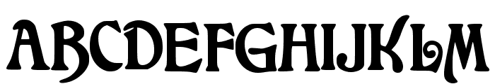 Grizzly Bold Font UPPERCASE