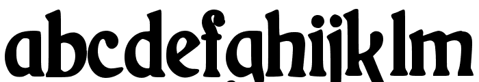 Grizzly Bold Font LOWERCASE