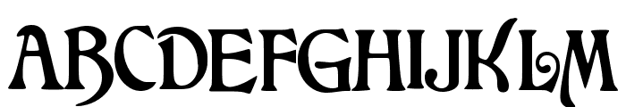 Grizzly Regular Font UPPERCASE
