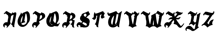 Grogoth Bold Italic Font UPPERCASE