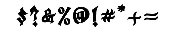 Grogoth-Bold Font OTHER CHARS