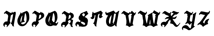 Grogoth-BoldItalic Font UPPERCASE