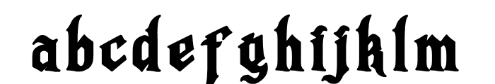 Grogoth-Bold Font LOWERCASE