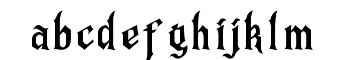 Grogoth-Regular Font LOWERCASE