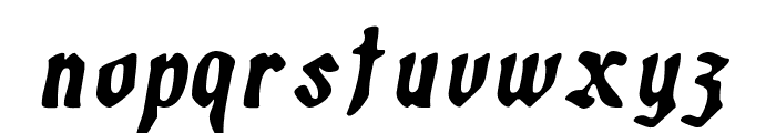 Grogoth Wet Italic Font LOWERCASE