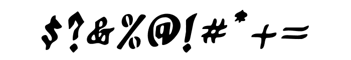 GrogothWet-Italic Font OTHER CHARS