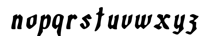 GrogothWet-Italic Font LOWERCASE