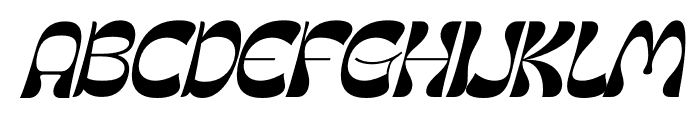 Groothe Italic Font UPPERCASE