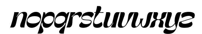 Groothe Italic Font LOWERCASE