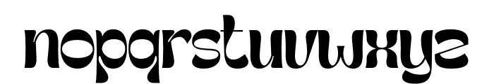 Groothe Font LOWERCASE