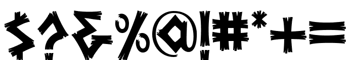 Grootten beast ligature Font OTHER CHARS