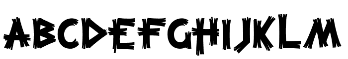 Grootten beast ligature Font LOWERCASE