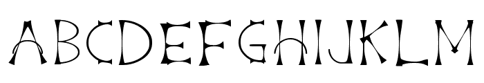 Groovie Regular Font UPPERCASE