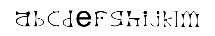Groovie Regular Font LOWERCASE