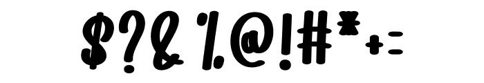 Groovy Alphabet Font OTHER CHARS