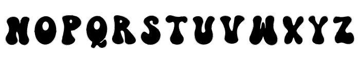 Groovy American Font LOWERCASE