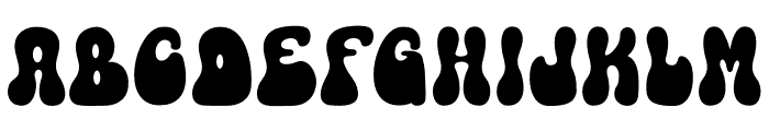 Groovy Angela Font UPPERCASE