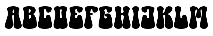 Groovy Beach Regular Font UPPERCASE