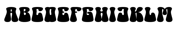 Groovy Beach Regular Font LOWERCASE