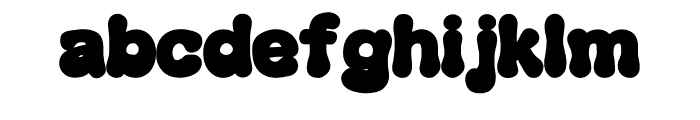 Groovy Bold Font LOWERCASE