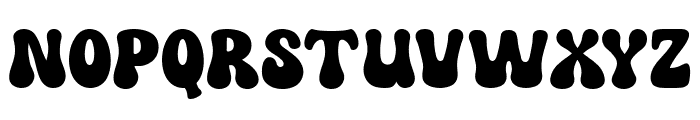 Groovy Boogie Font UPPERCASE