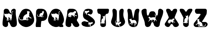 Groovy Cat Font UPPERCASE