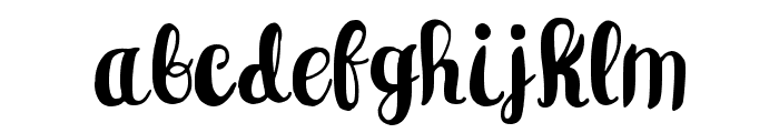 Groovy Christmas Regular Font LOWERCASE