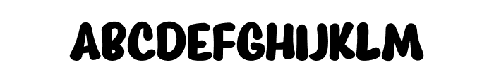 Groovy Cute Font UPPERCASE