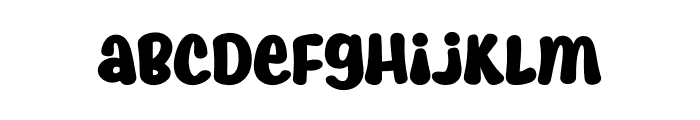 Groovy Cute Font LOWERCASE