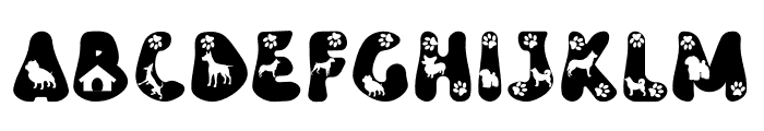Groovy Dog Font LOWERCASE