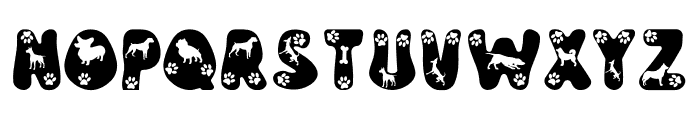 Groovy Dog Font LOWERCASE